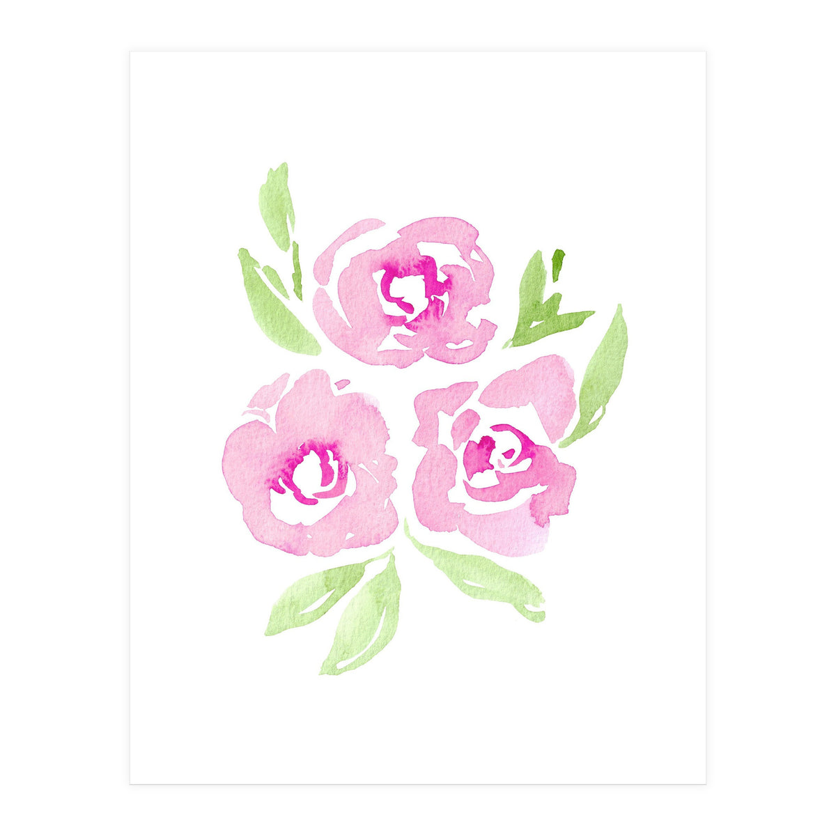 Wild Roses | Fresh Pink (Print Only)