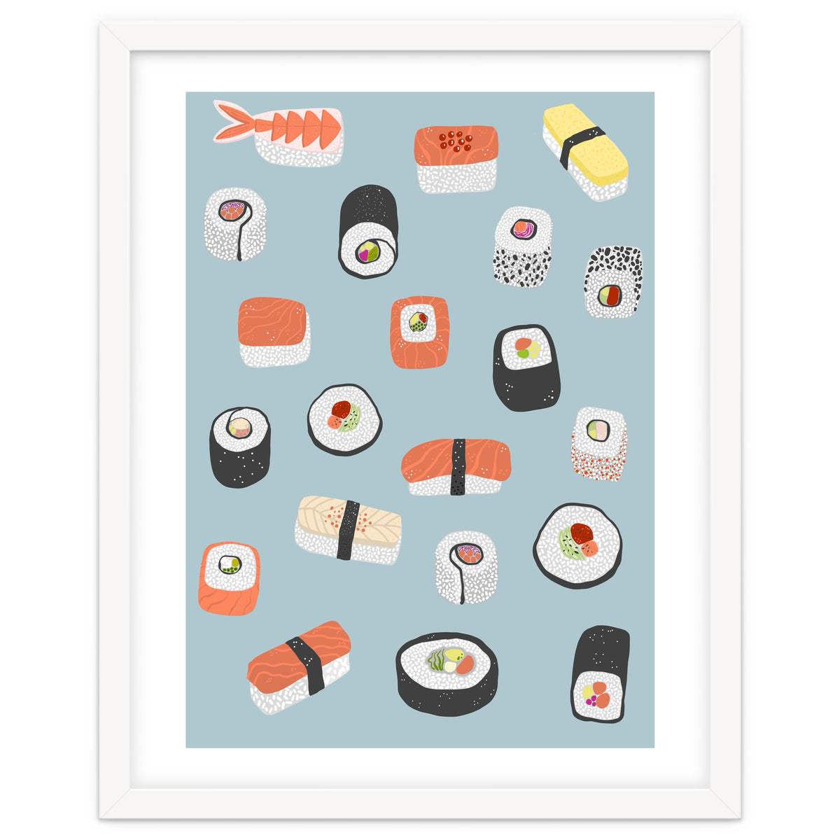 Sushi Roll Maki Nagiri Food Art