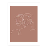 Double woman line-b (Print Only) thumbnail