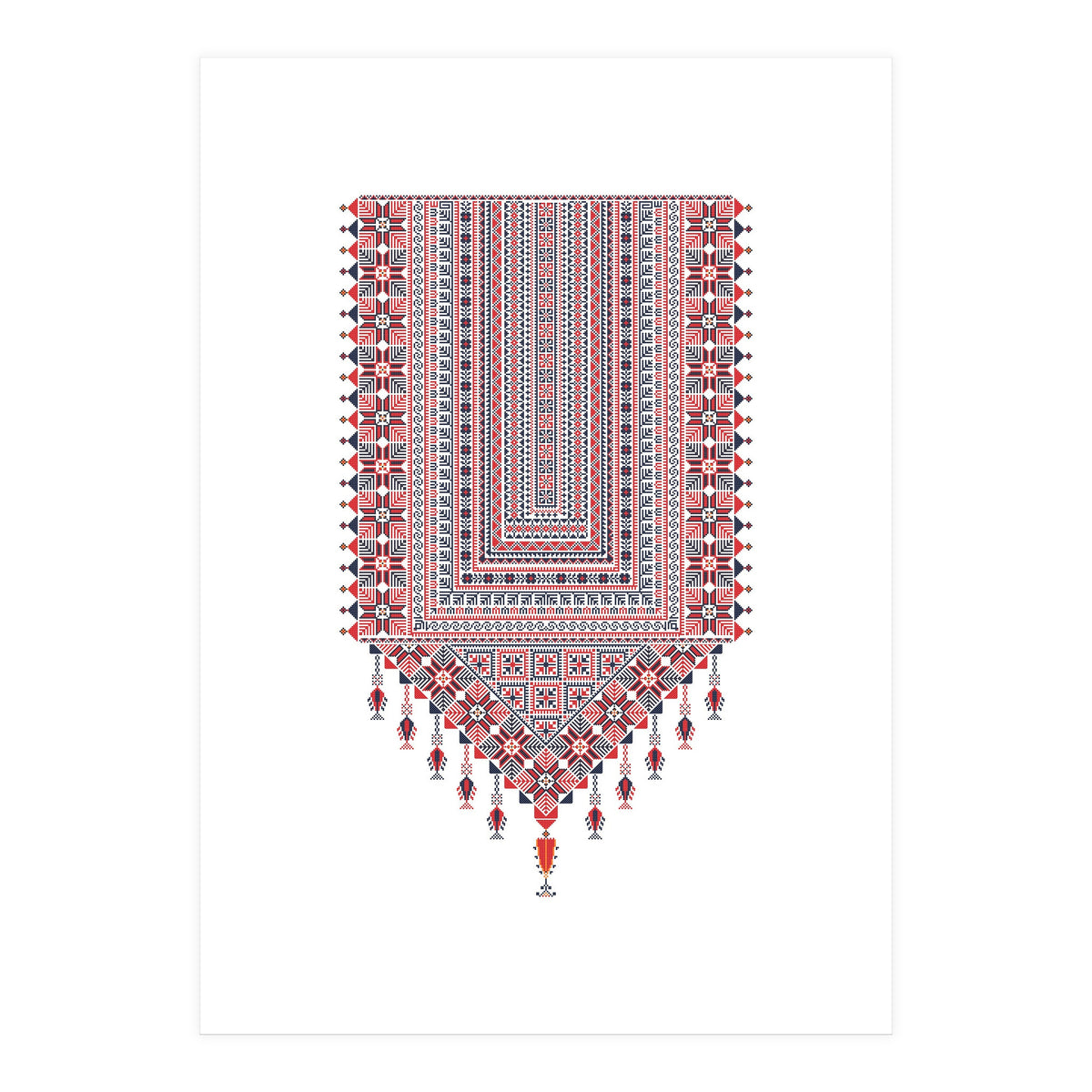 Tatreez Ornament 14 (Print Only)