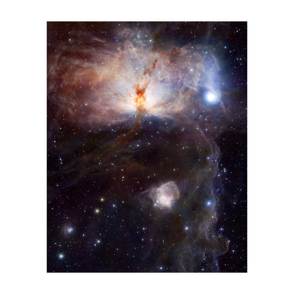 The Hidden Fires of the Flame Nebula (Print Only)