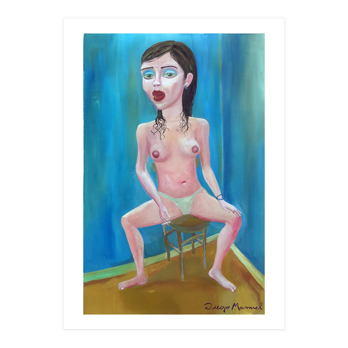 Chica Sentada (Print Only)