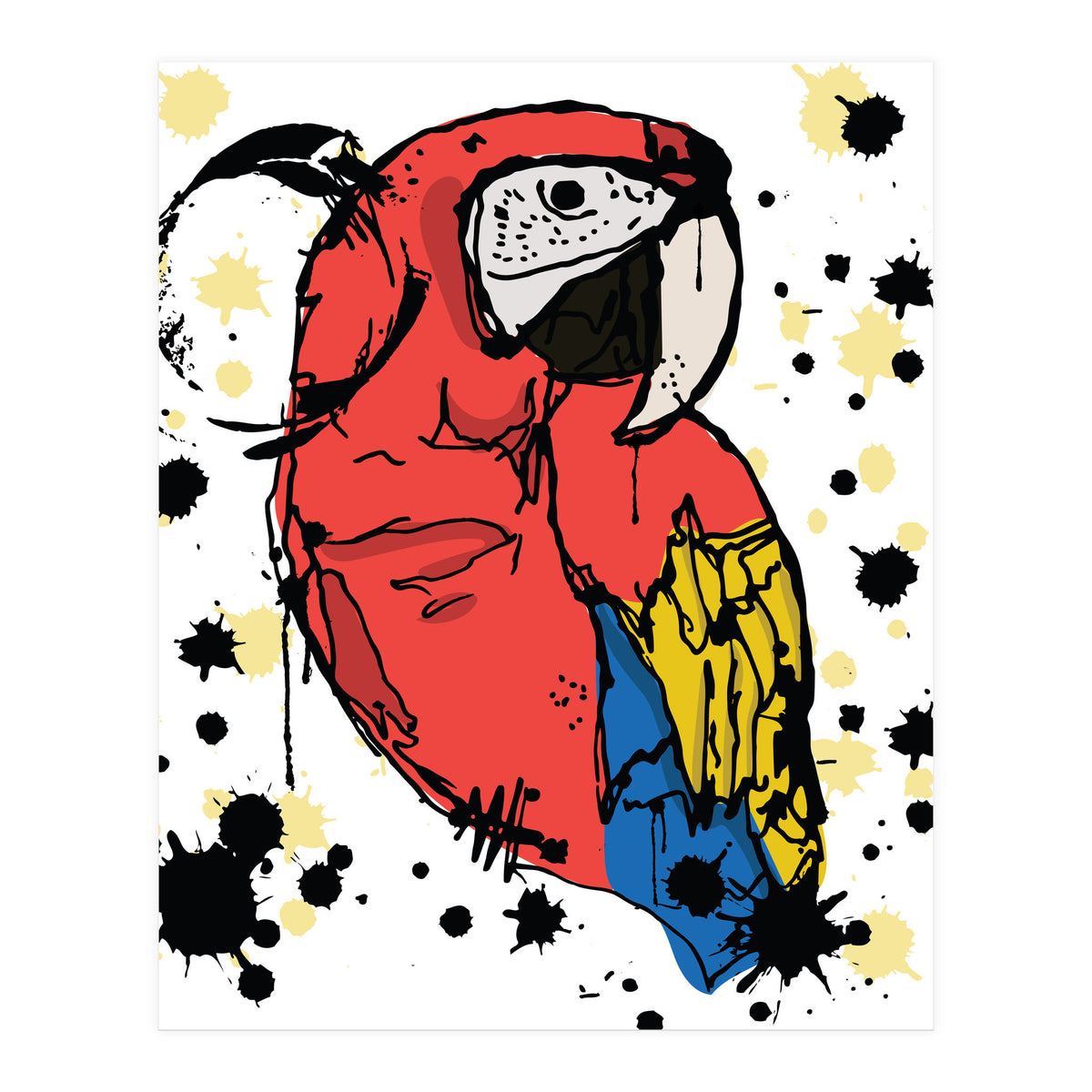 Guacamaya sketch (Print Only)