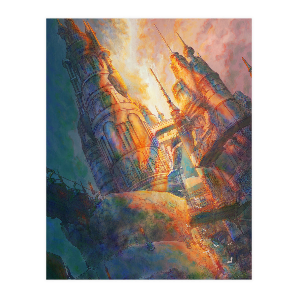 Limsa Lominsa At Dawn (Print Only)