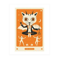 TAROT CARD CAT: THE DEVIL (Print Only)