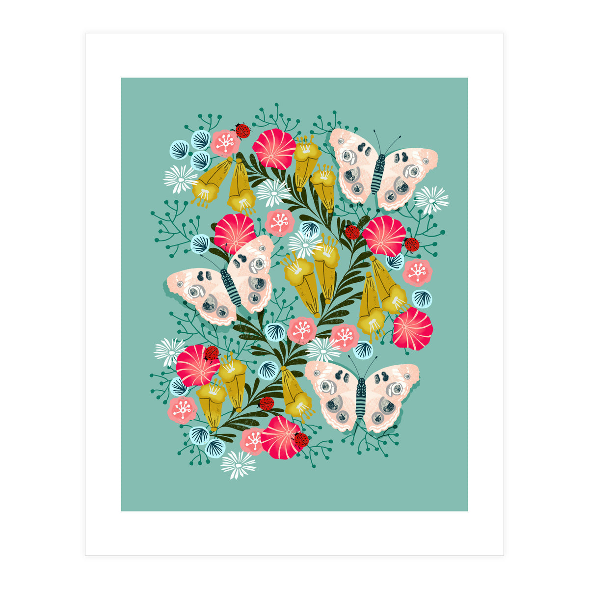 Buckeye Butterfly (Print Only)