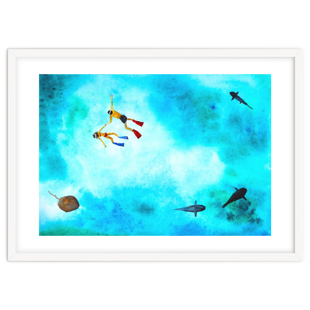 One summer day || watercolor