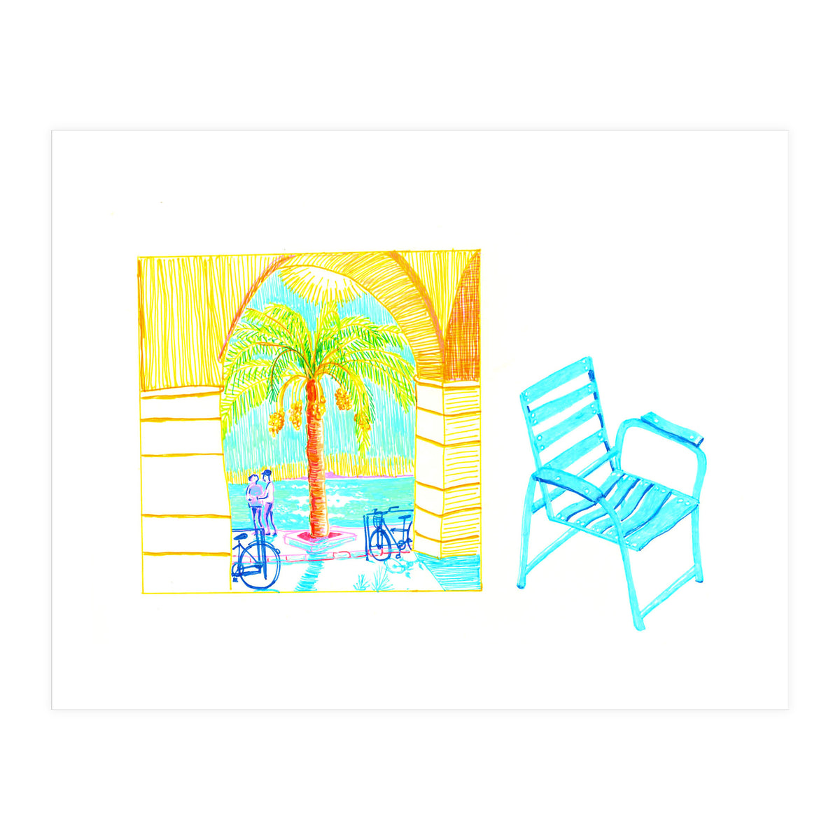 Provence Nice Promenade (Print Only)