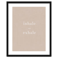 Inhale Exhale Beige Yoga