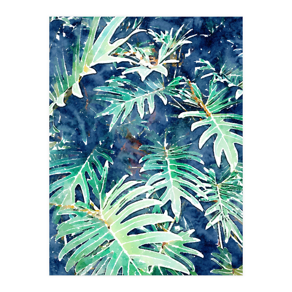 Rain + Leaves (Print Only)