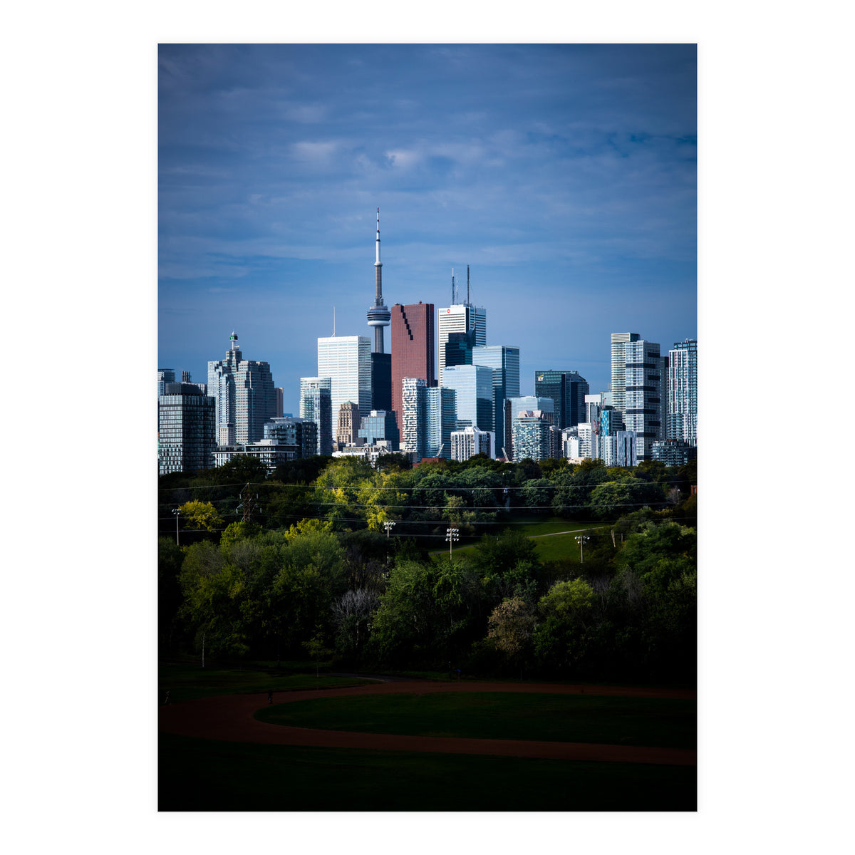 Toronto Skyline From Riverdale Park No 6 Color Version (Print Only)