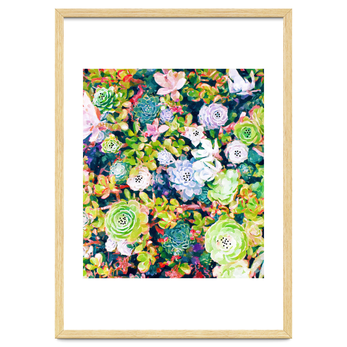 Watercolor Succulents