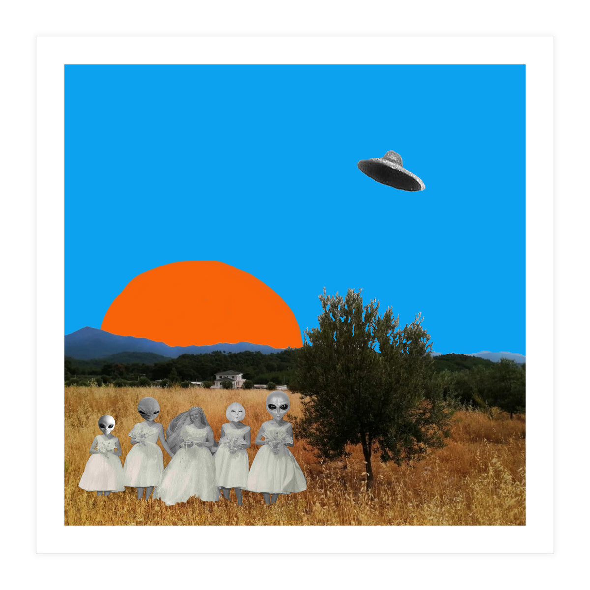 The Wedding Day - Collage (Print Only)