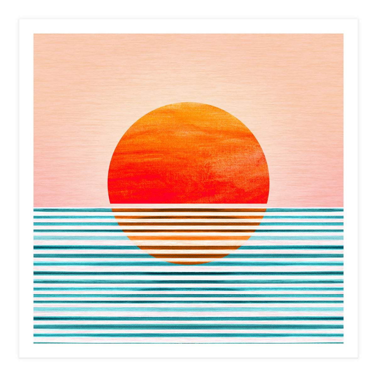Minimalist Sunset III (Print Only)