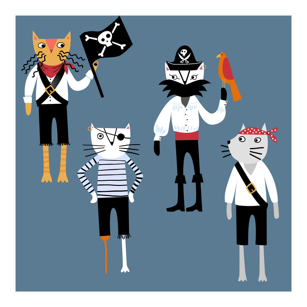 Pirate Cats (Print Only)