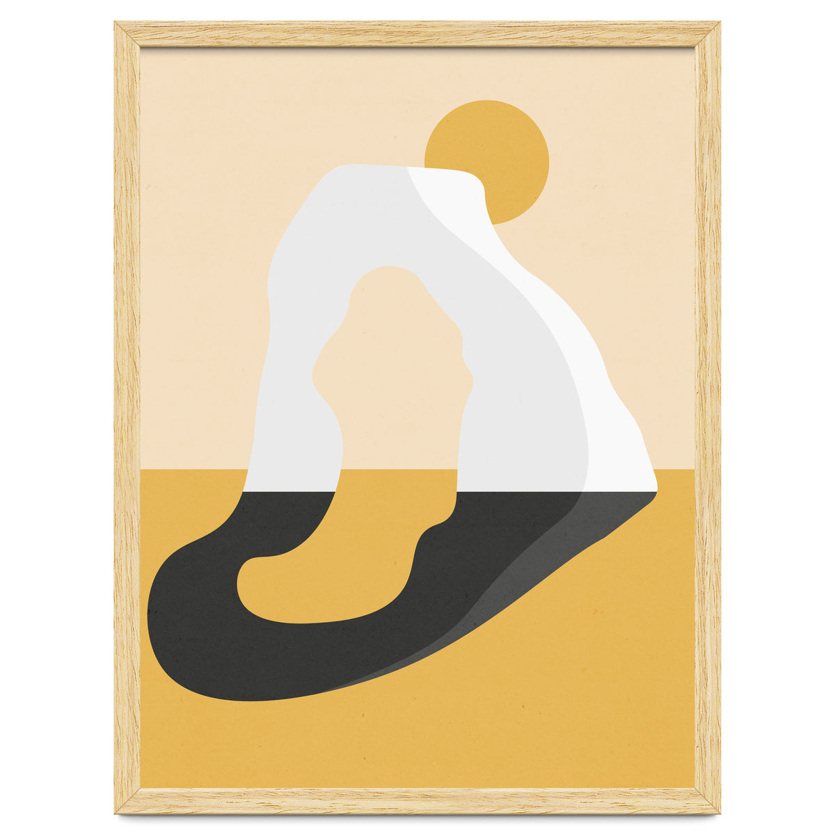 Abstract Arch - Golden Desert