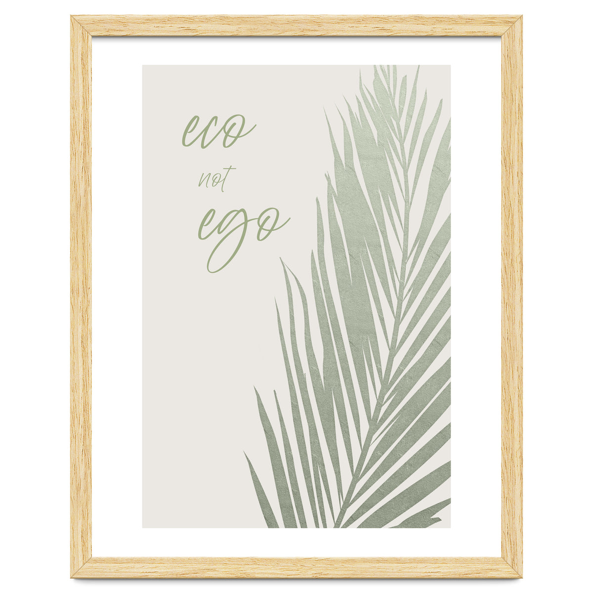 Eco not ego