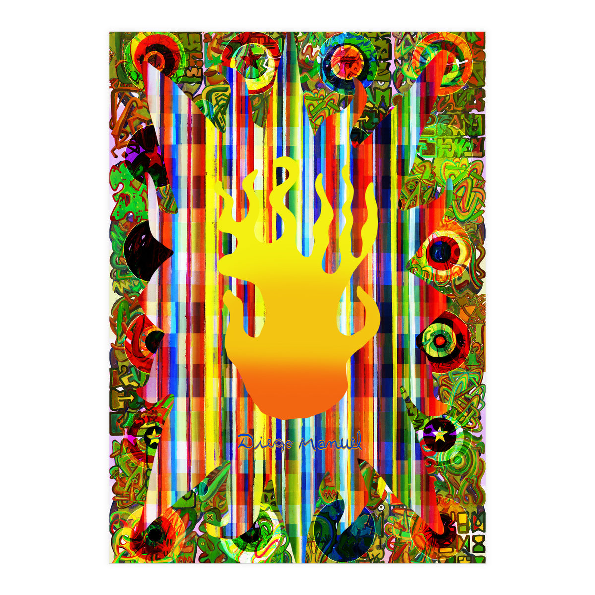 Fuego Y Graffiti 18 (Print Only)