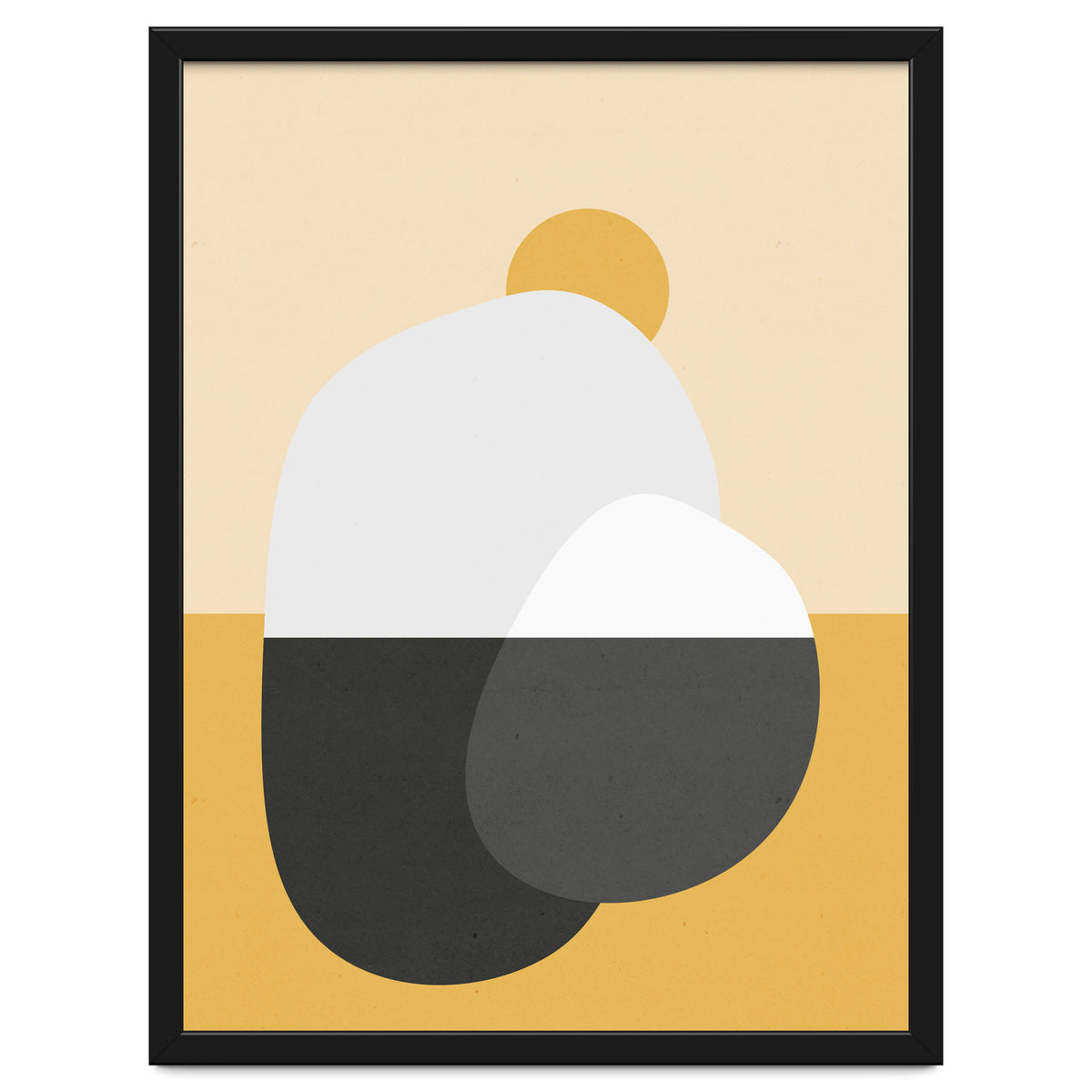 Abstract Boulders - Golden Desert