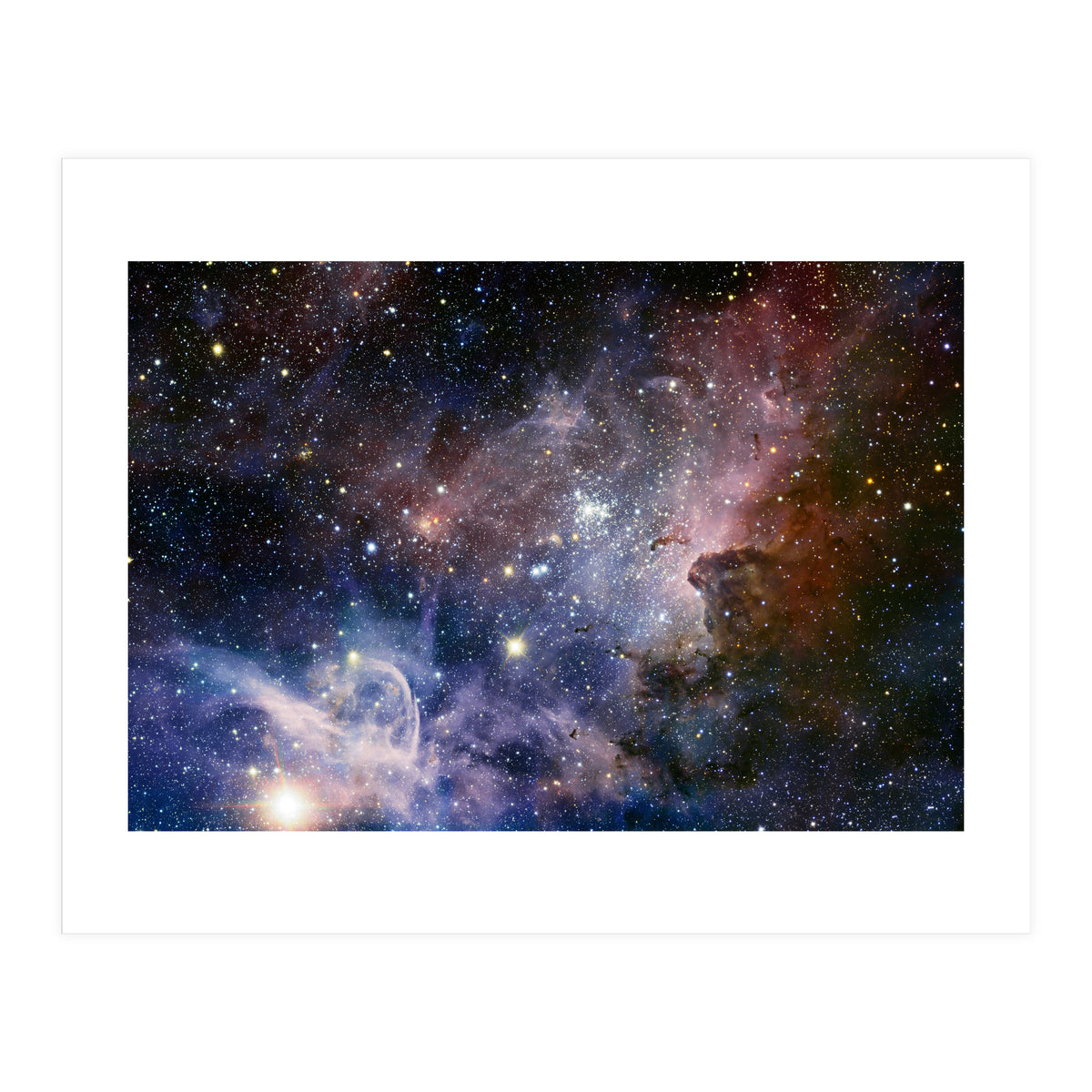 Carina Nebula's Hidden Secrets (Print Only)