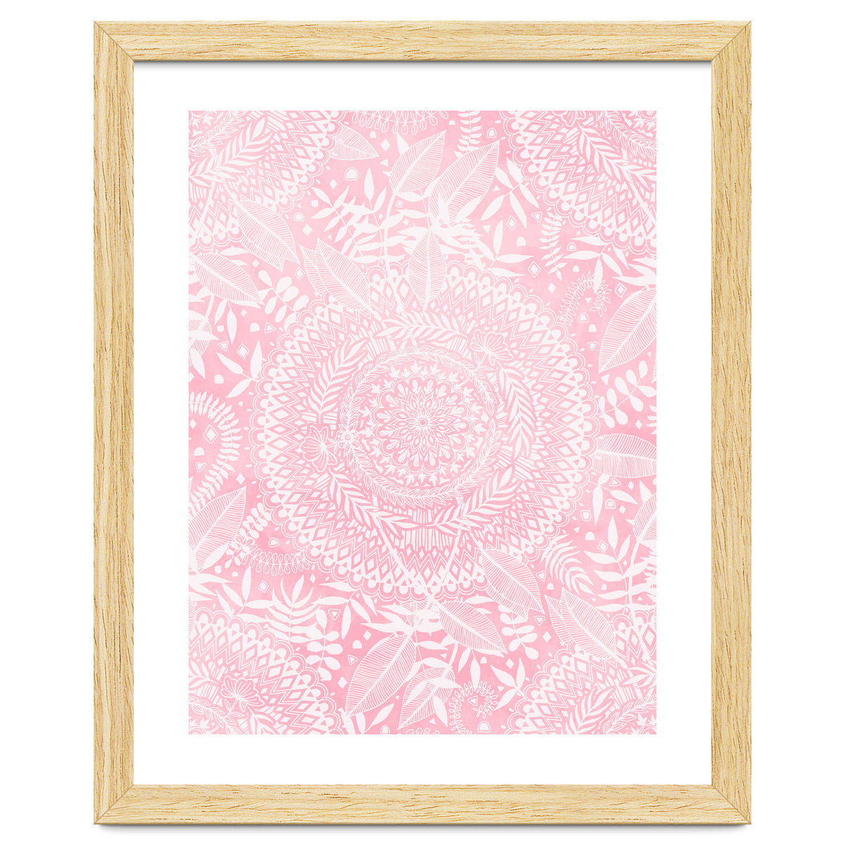 Medallion Pattern in Blush Pink