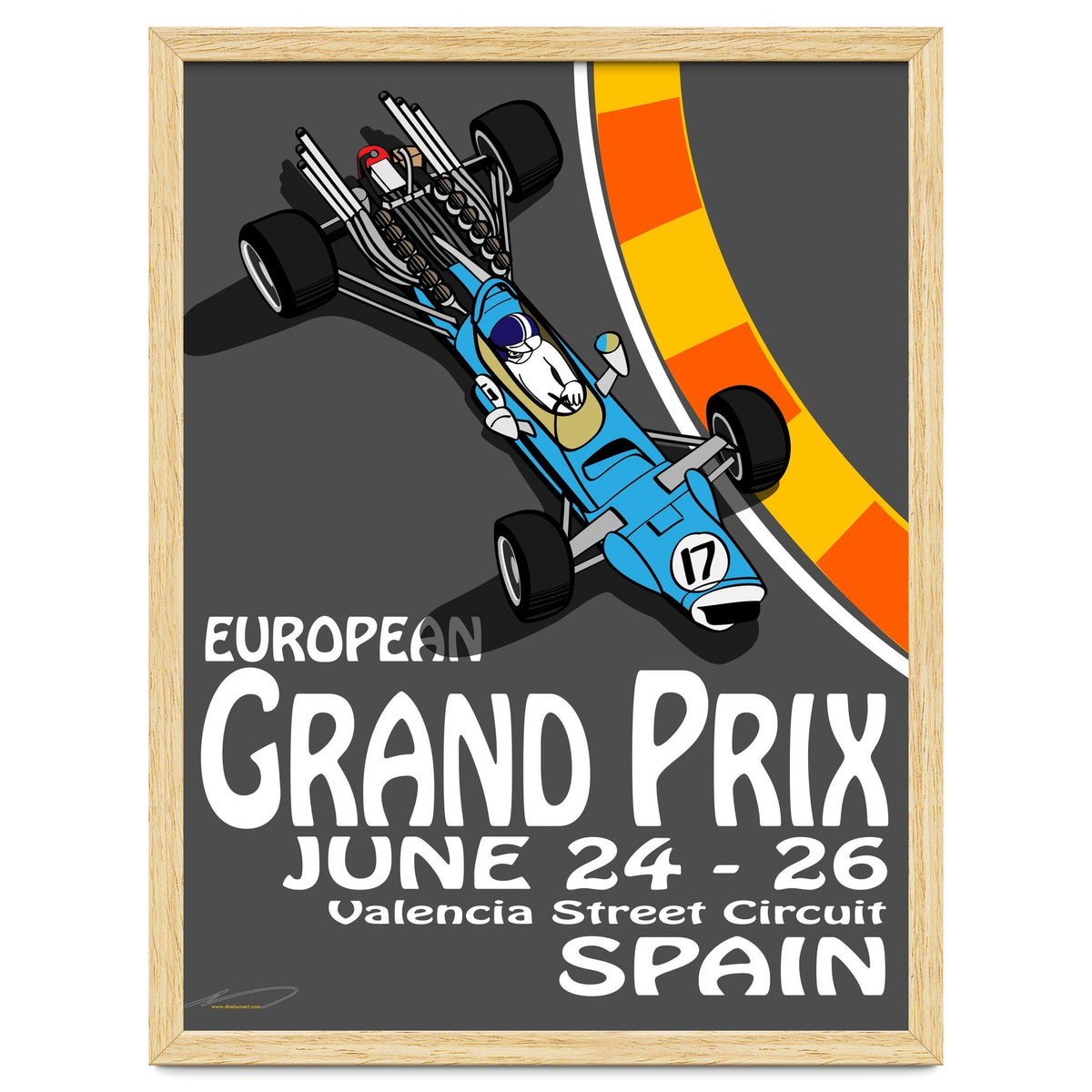 European Grand Prix poster