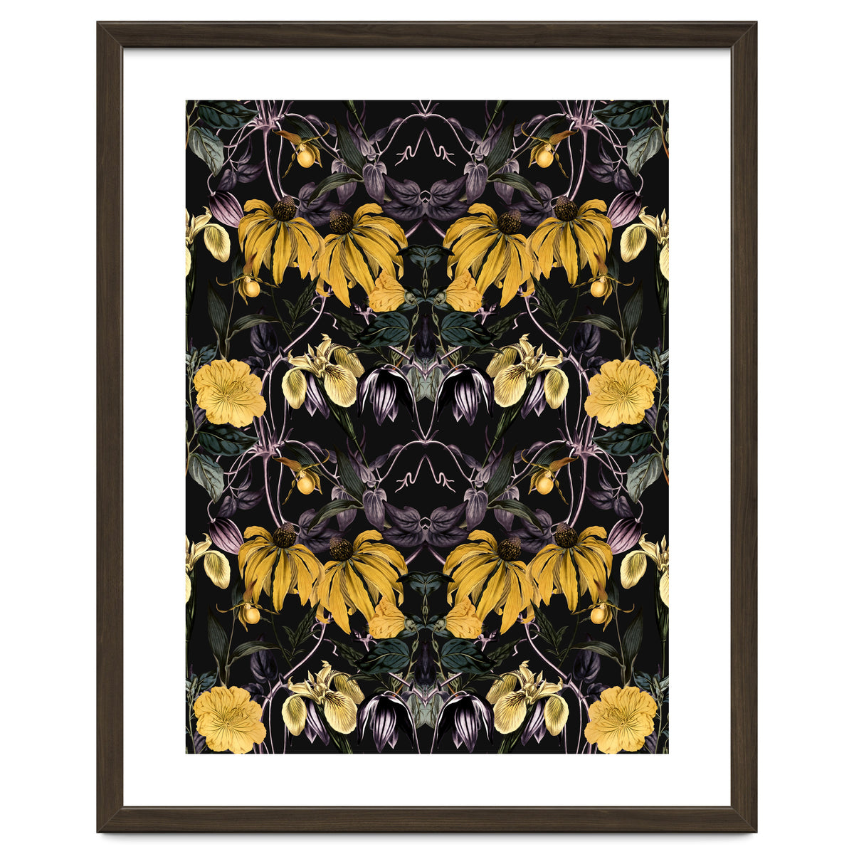 Nocturnal botanical garden kaleidoscope