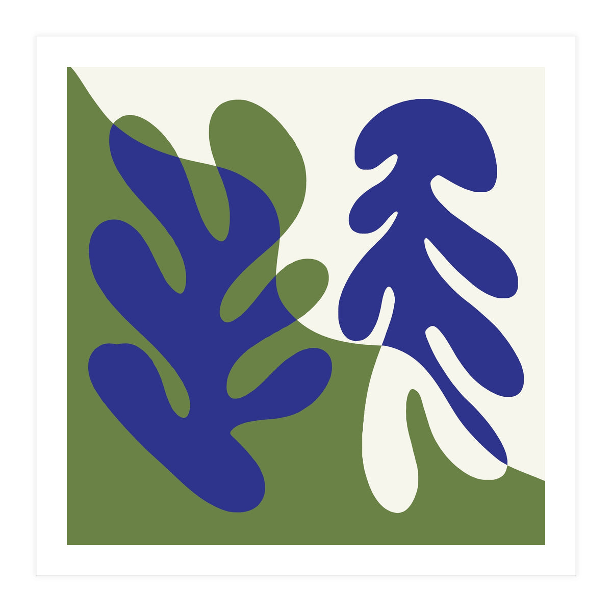 Matisse Inspired Organic Coral Shapes (Print Only)