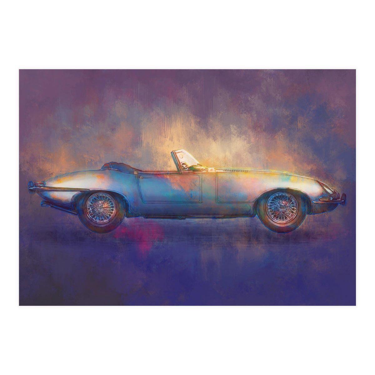 Jaguar E Type (Print Only)
