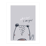 Peek A Boo Bear (Print Only) thumbnail