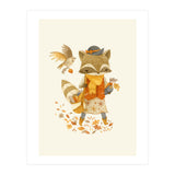 Rebecca The Radish Raccoon (Print Only) thumbnail