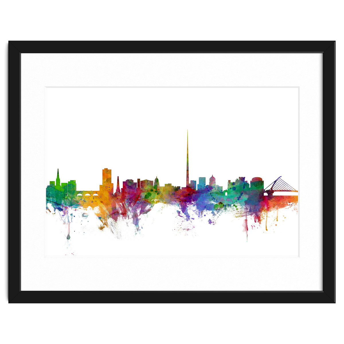 Dublin Ireland Skyline