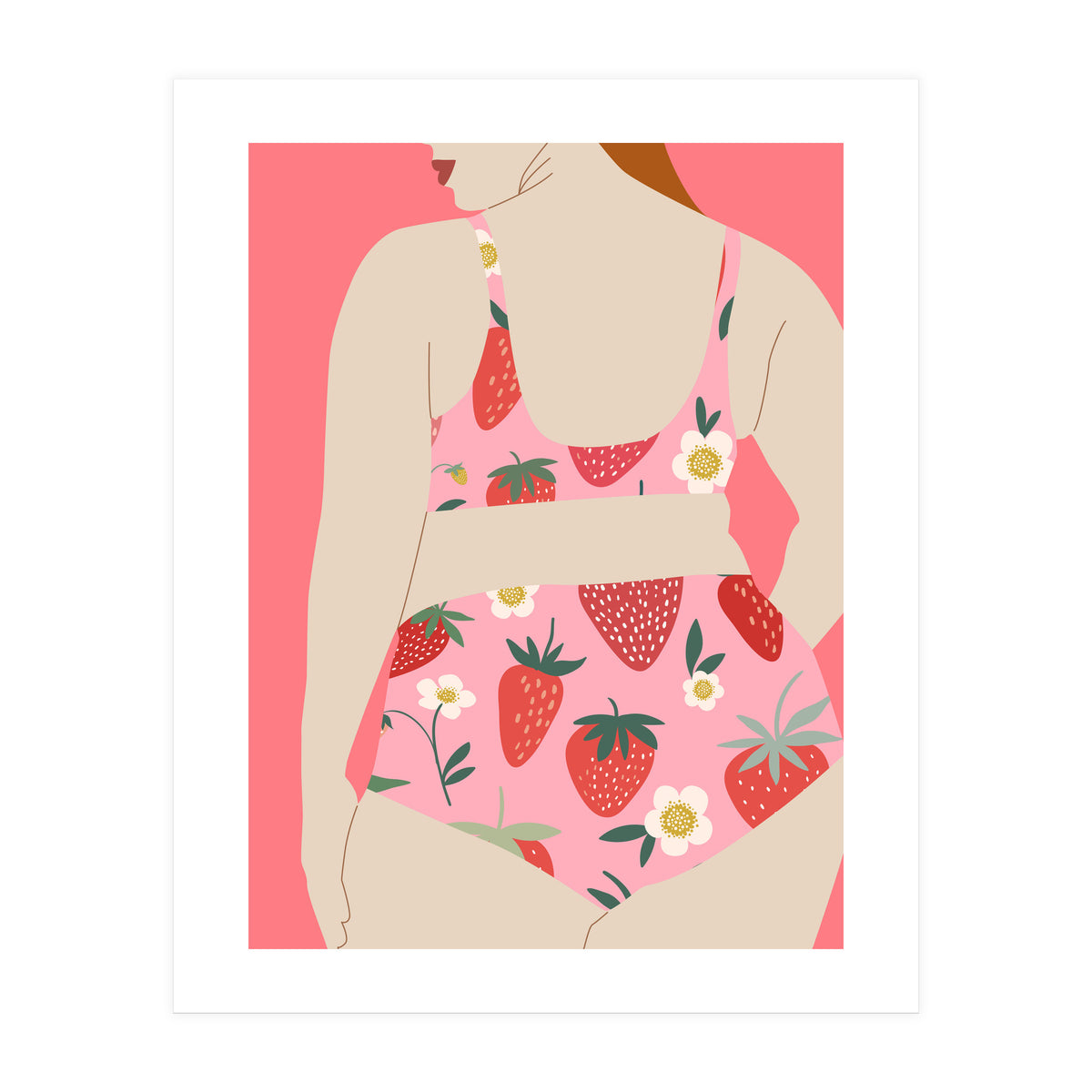 Strawberry Swimsuit (Print Only)