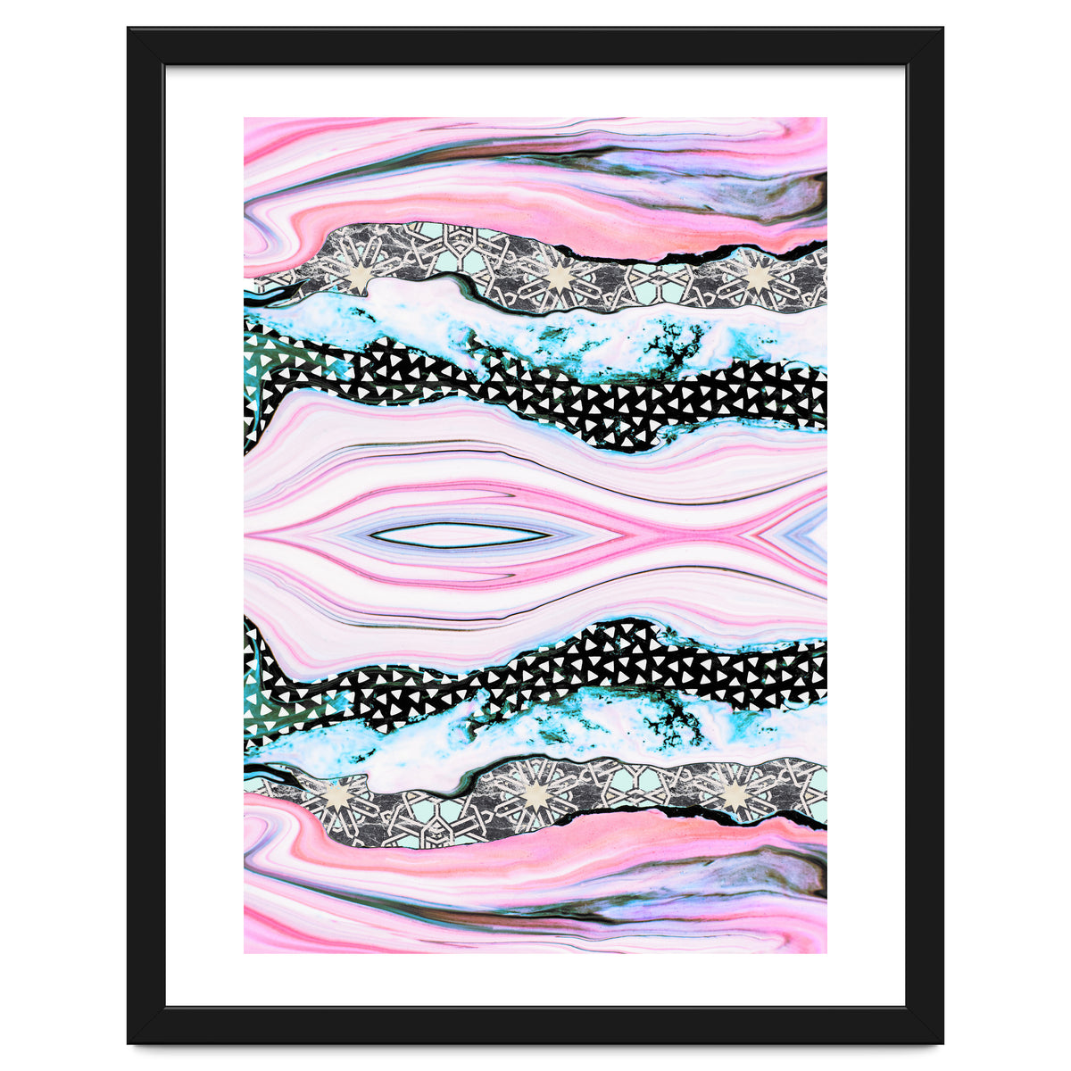 Abstract shapes of marble and patterns