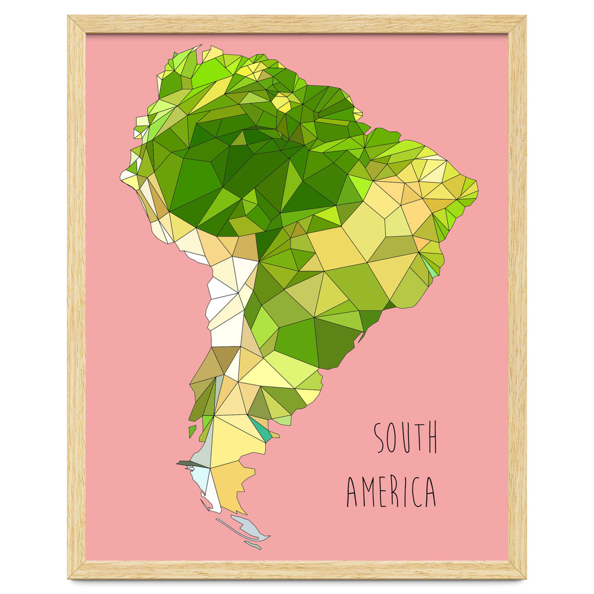 SOUTH AMERICA – Pink