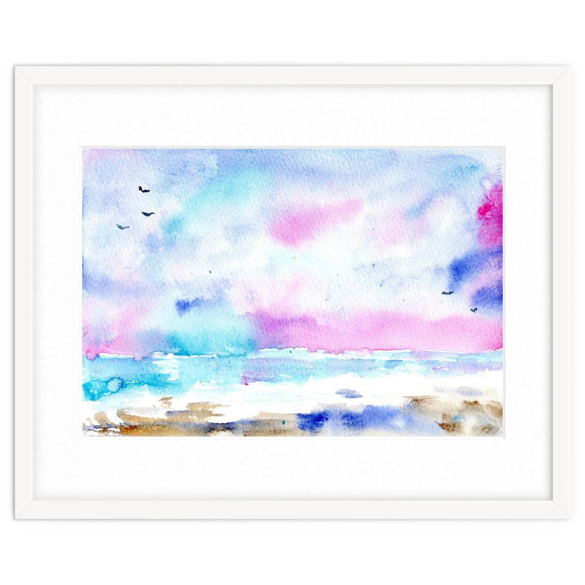 Tenderness of the sea || watercolor