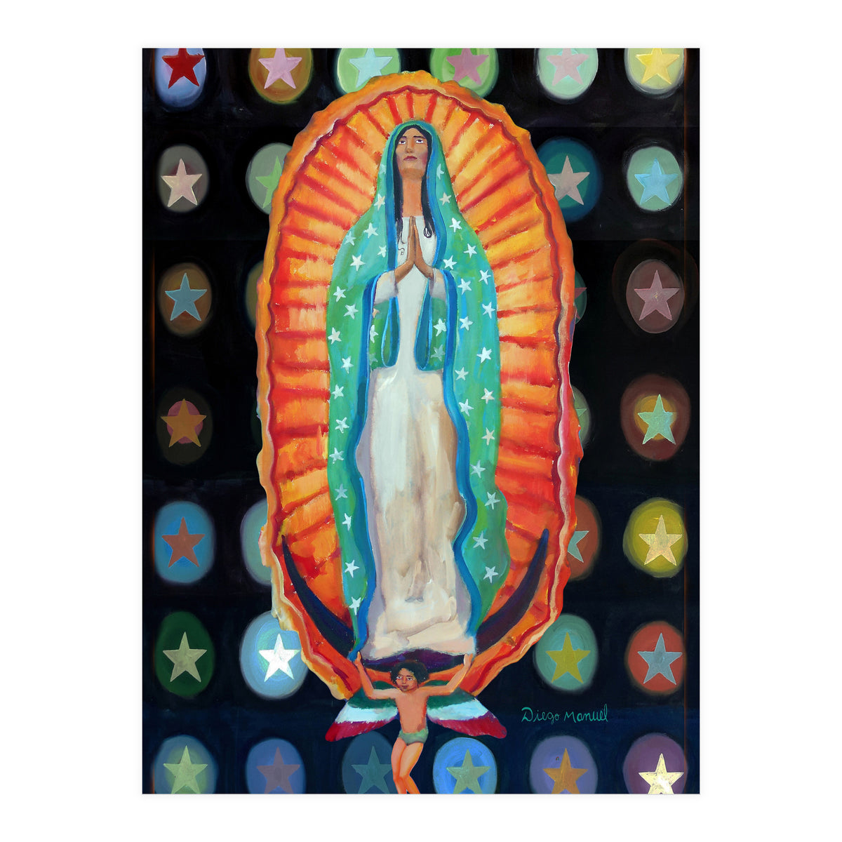 Virgen De Guadalupe 10 (Print Only)