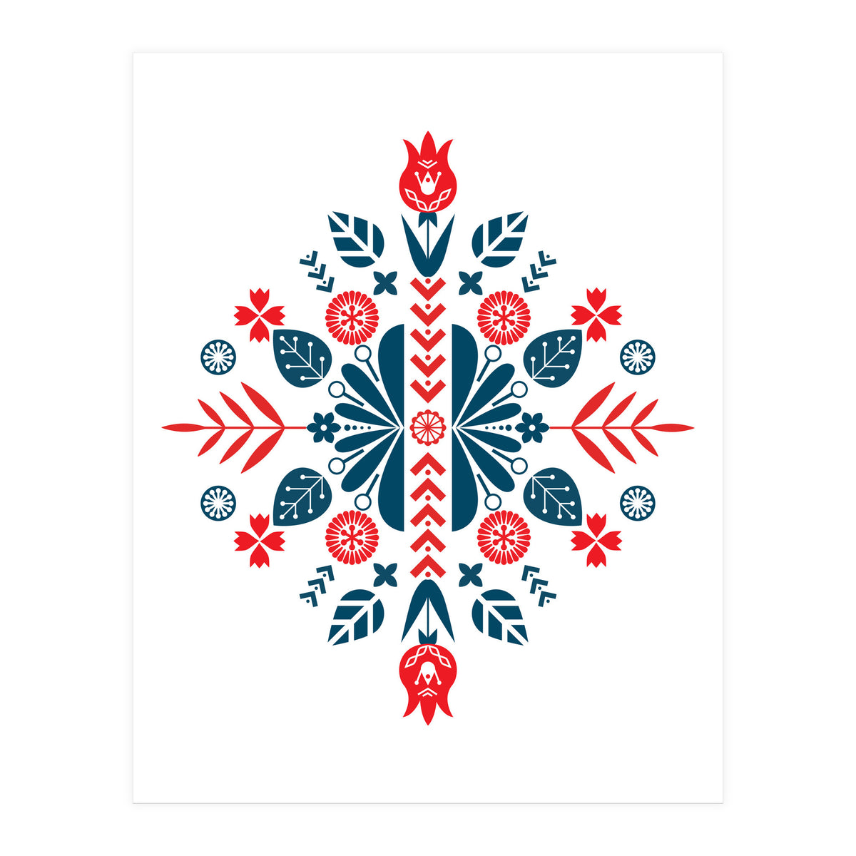 Scandinavian Folk Patterns  (Print Only)