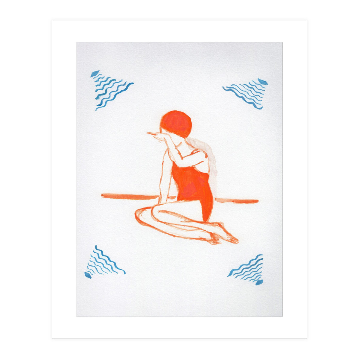 The swimmer (Print Only)