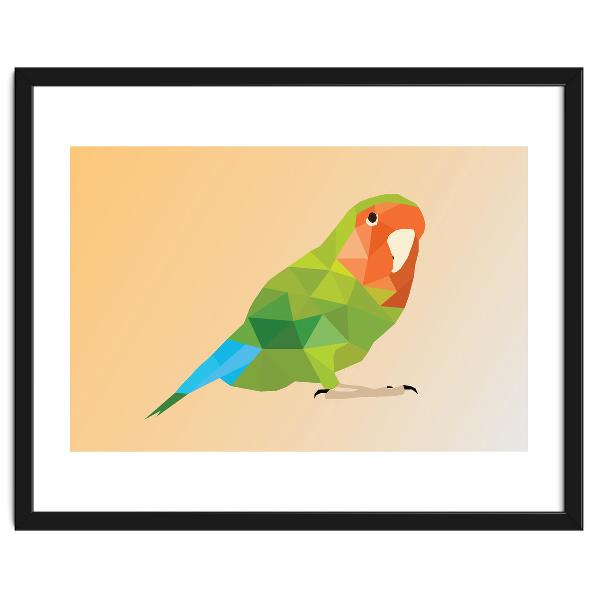 Parrot Low Poly Art