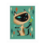 Cat A Tonic Siamese (Print Only) thumbnail