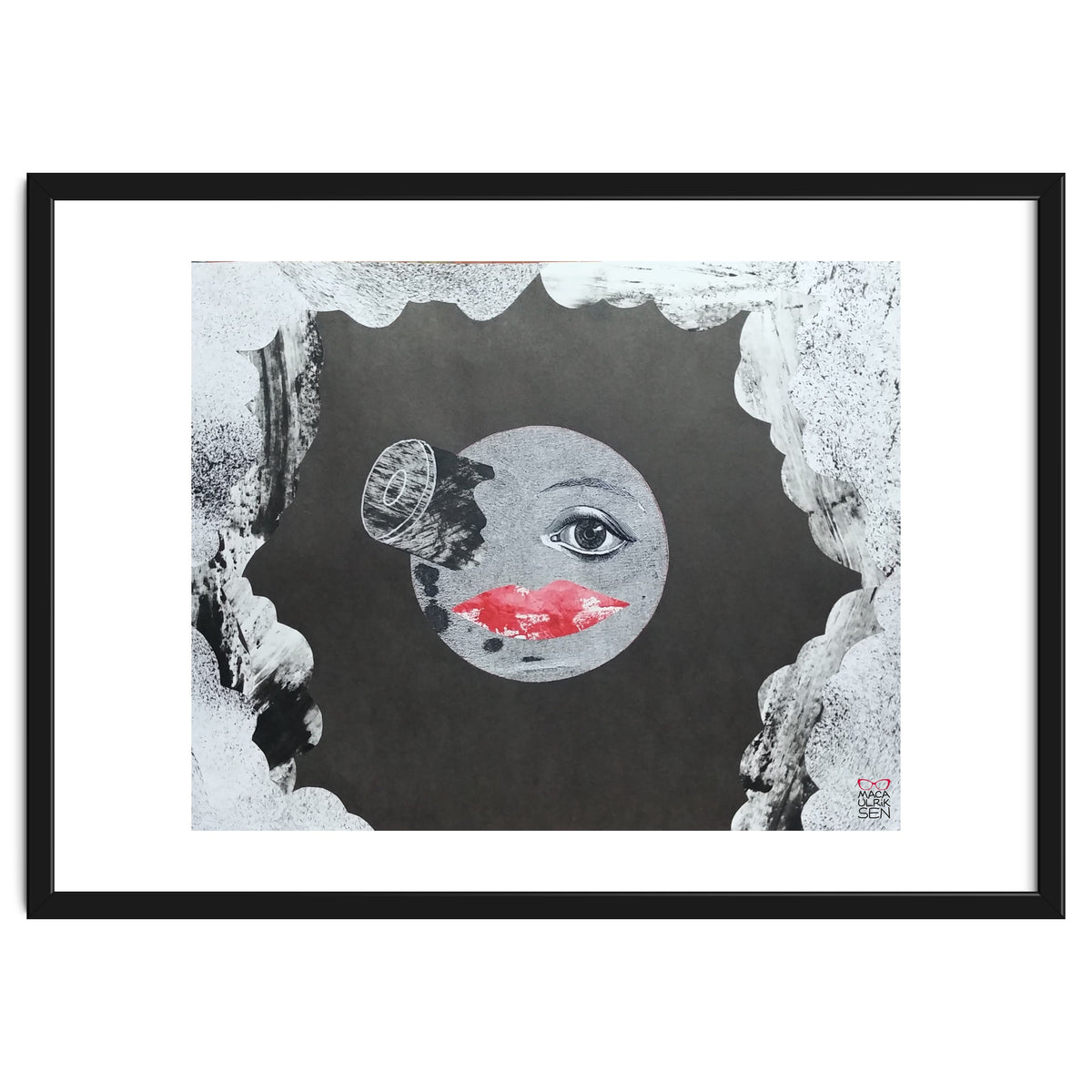 Voyage dans la lune collage