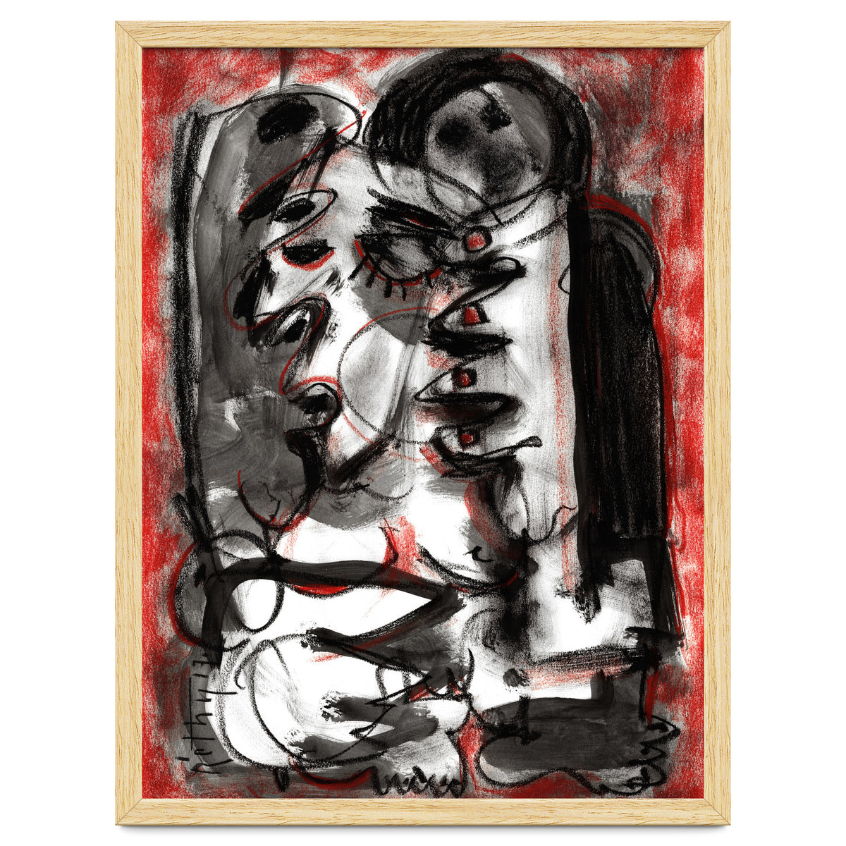 Shame - white background