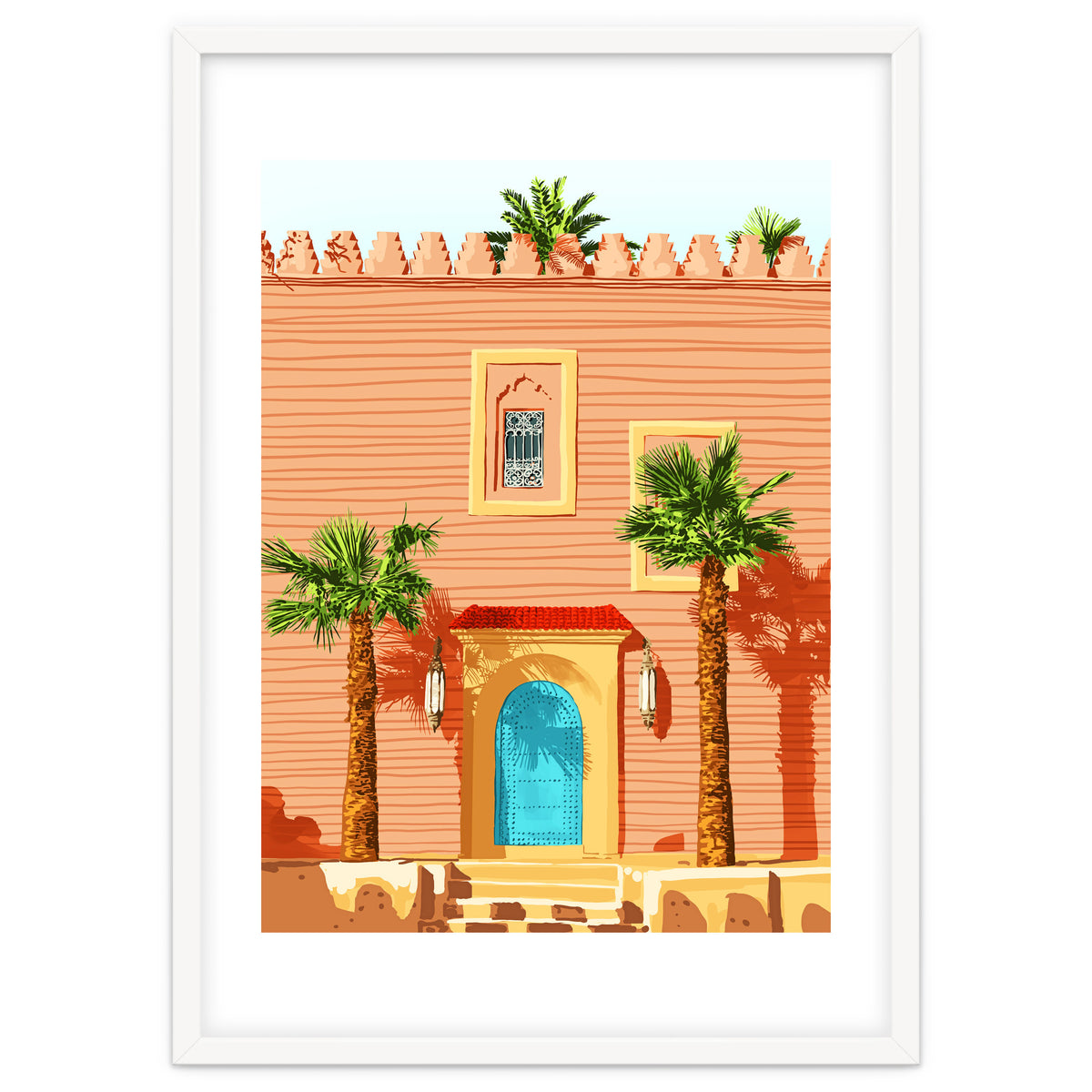 The Blue Door, Tropical Architecture Morocco