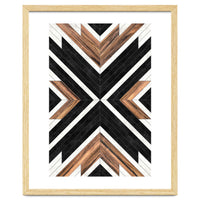 Urban Tribal Pattern No.1 - Concrete and Wood