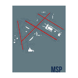 Minneapolis Airport Layout (Print Only) thumbnail
