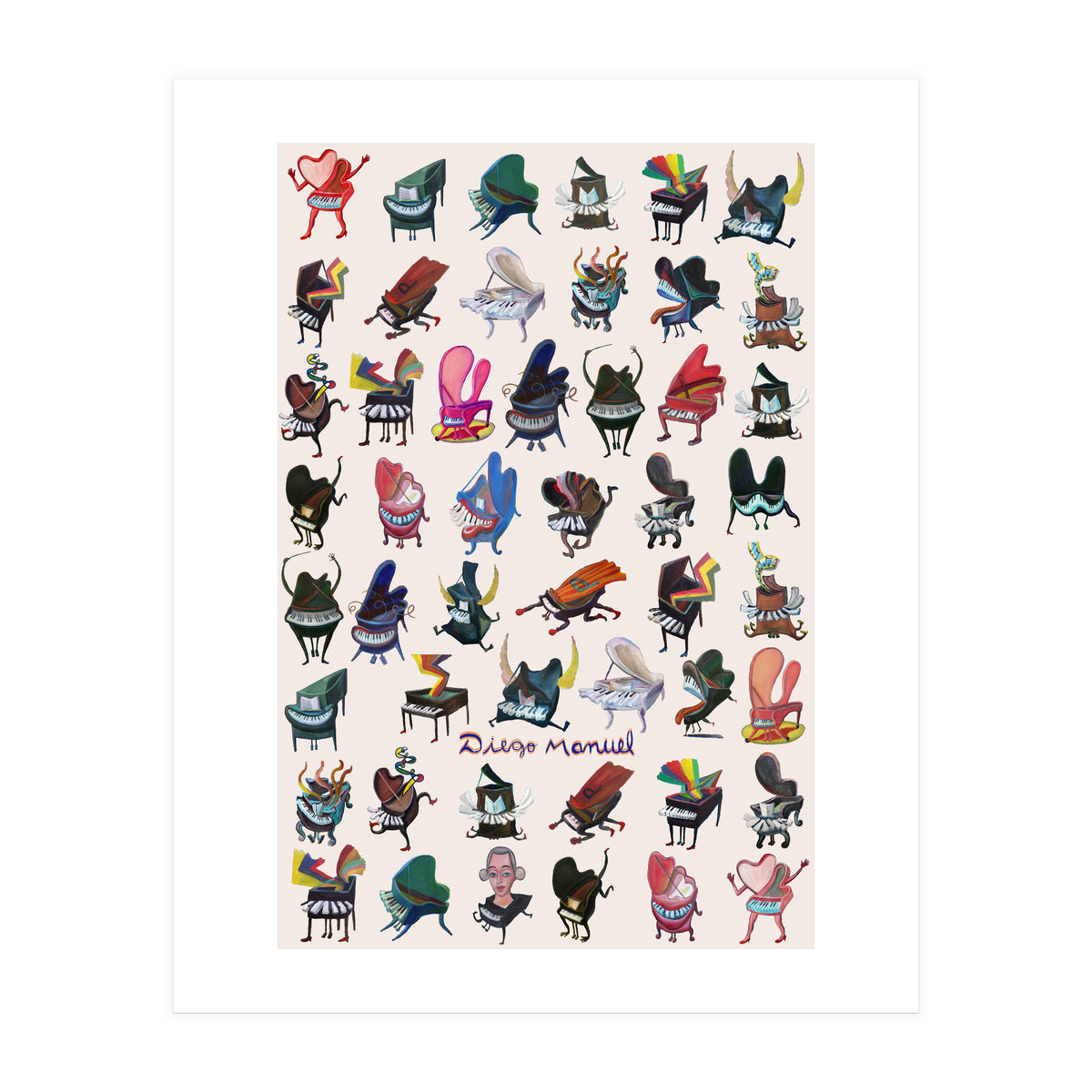 Pianos Pianos (Print Only)