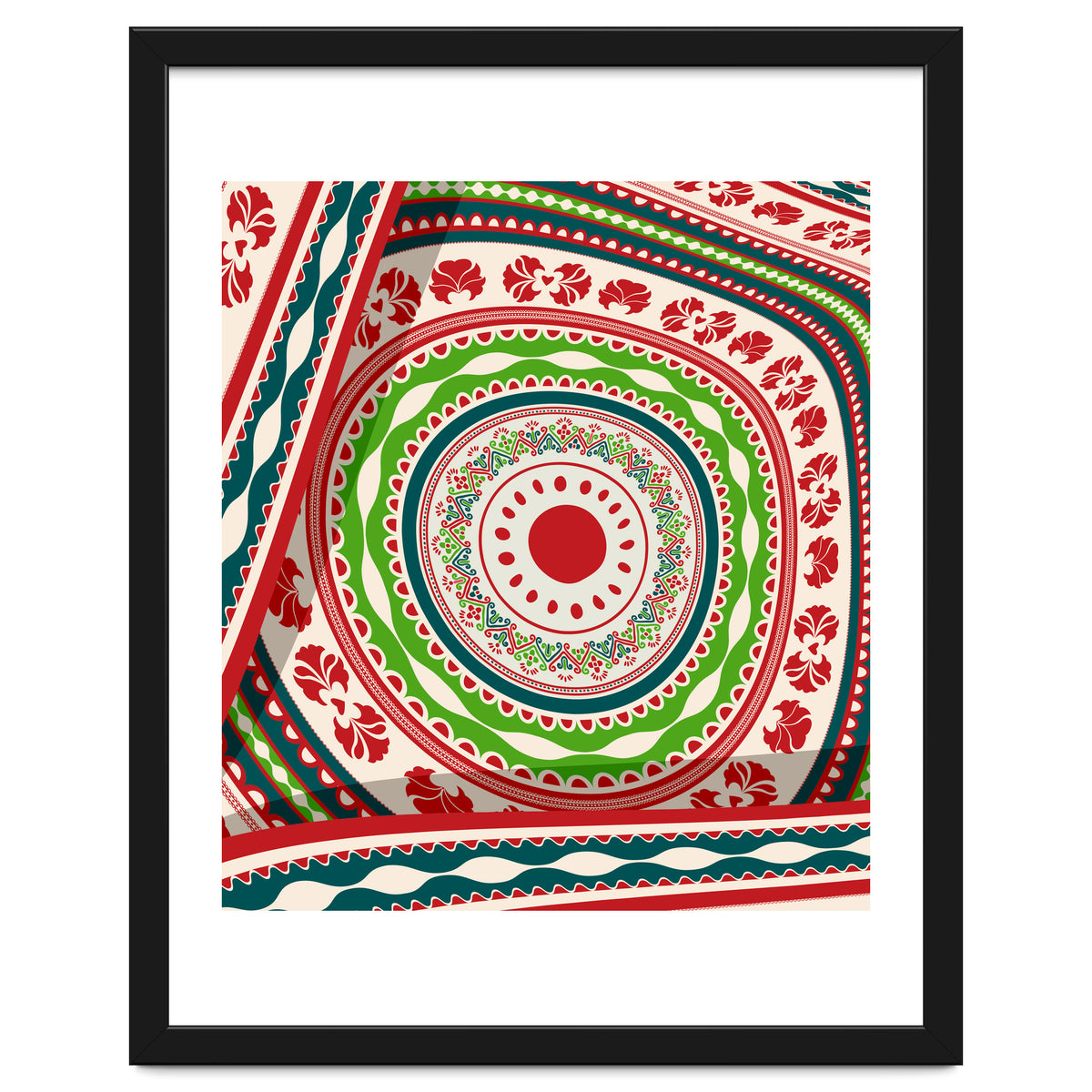 Romanian embroidery background 1