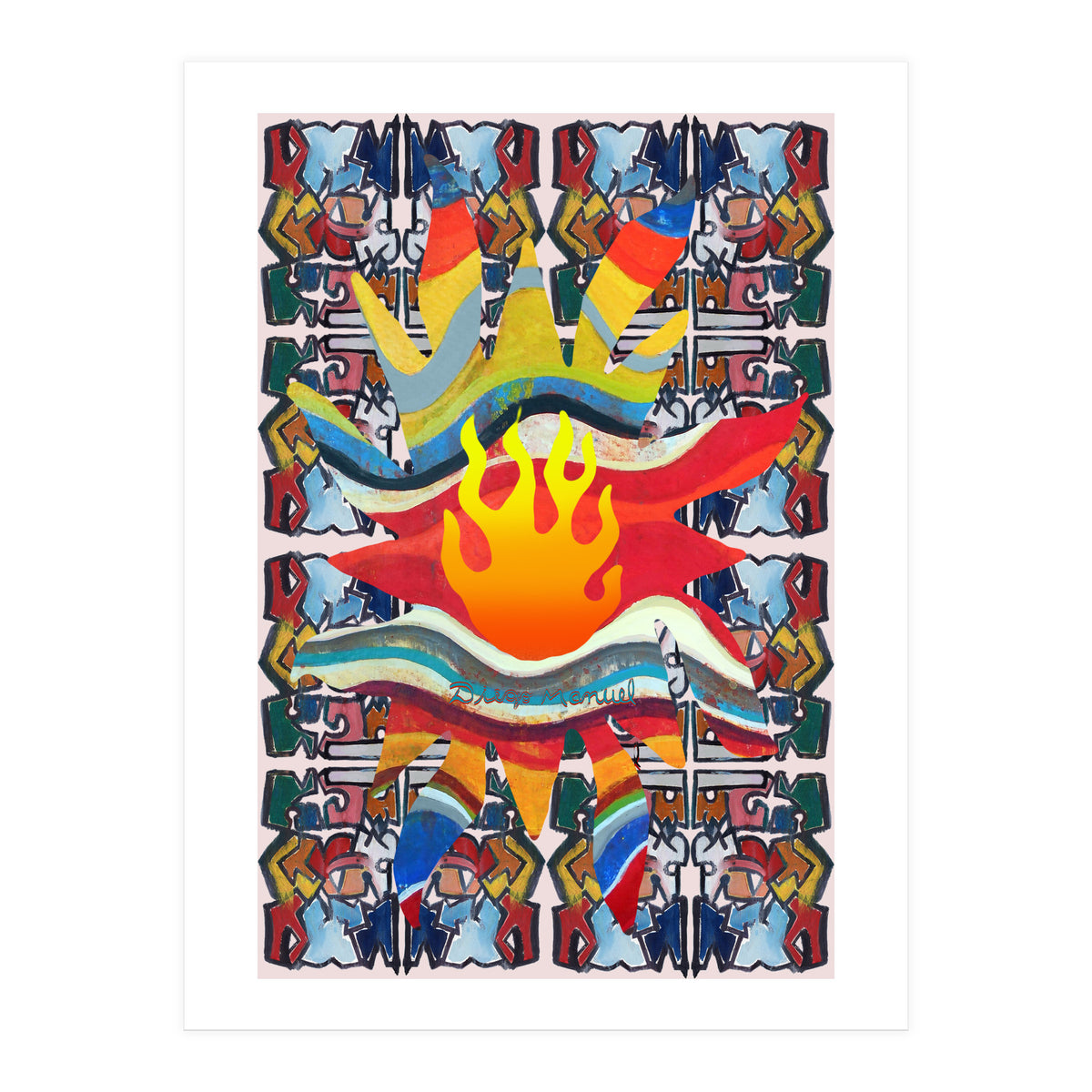 Fuego Y Graffiti 47 (Print Only)