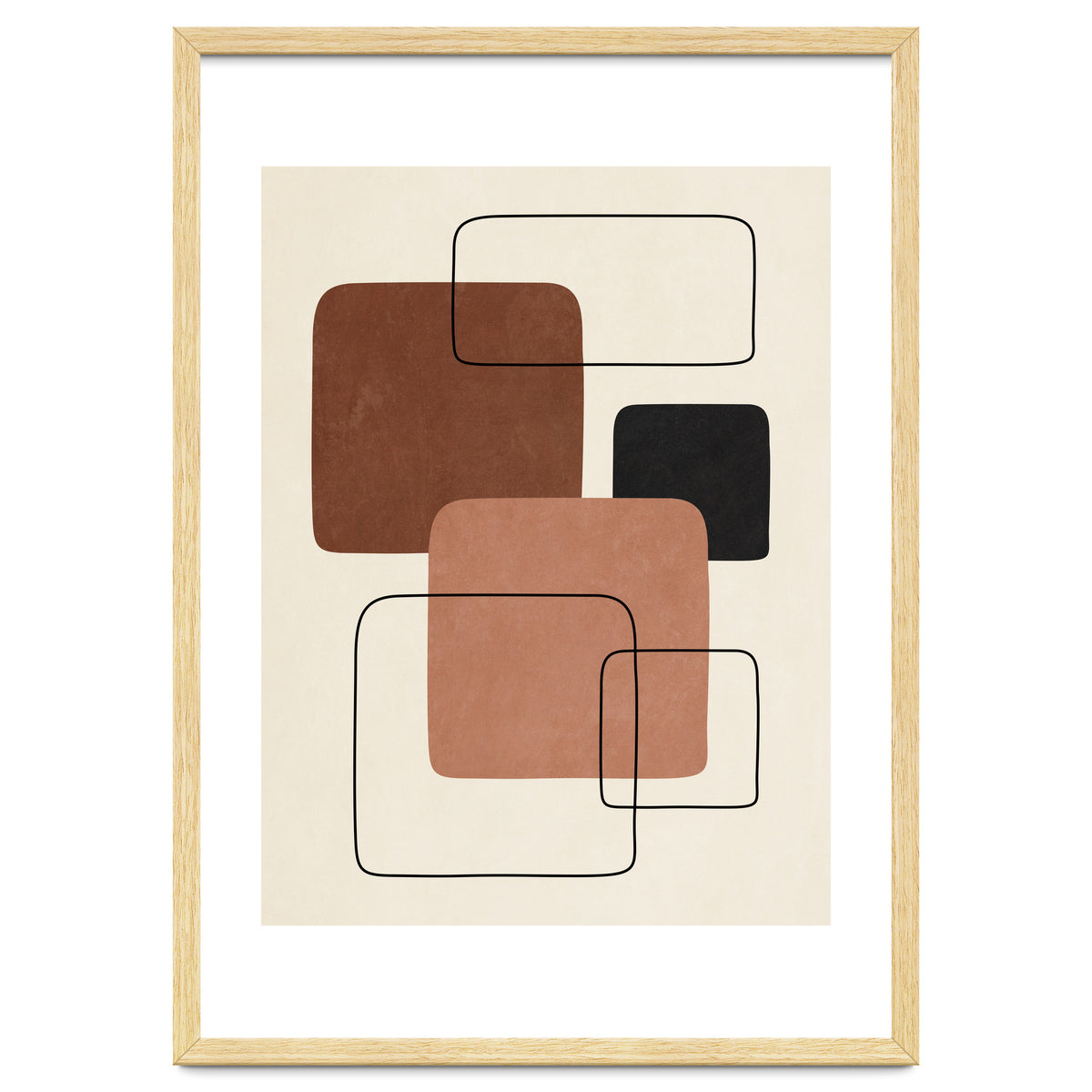 GEOMETRIC SHAPES - TERRACOTTA 02